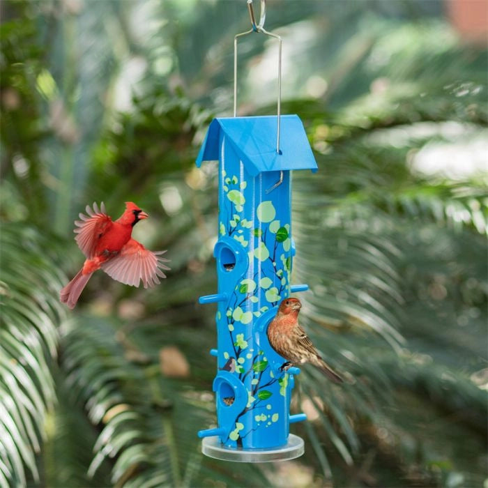 Artwork Metal Tube Bird Feeder
