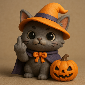Figure Halloween Cat