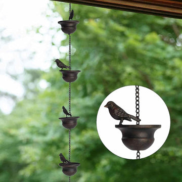 Vintage Bird Shaped Rain Chain