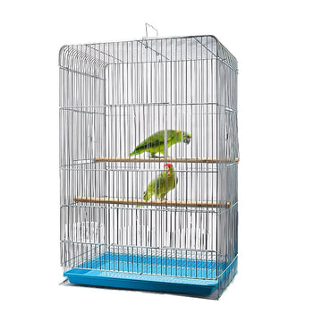 Parakeet Bird Cage with Feeding & Watering Accessories