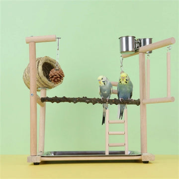 Parrot Cage Ladder & Swing