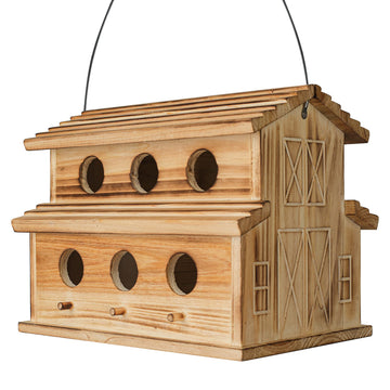 Chamber Outdoor Birdhouse - Houses 6 Bird Families