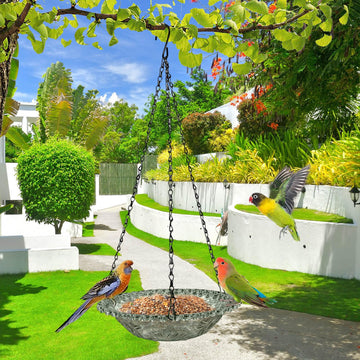 Acrylic Window Bird Feeder - Portable Outdoor Hanging Decor for Garden
