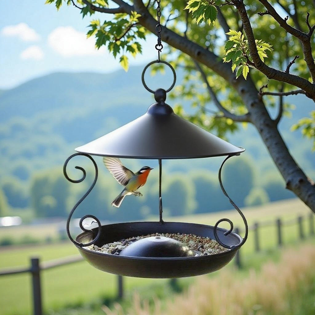 Unique Hanging Bird Feeder - Outdoor Garden Decor for Patio & Yard