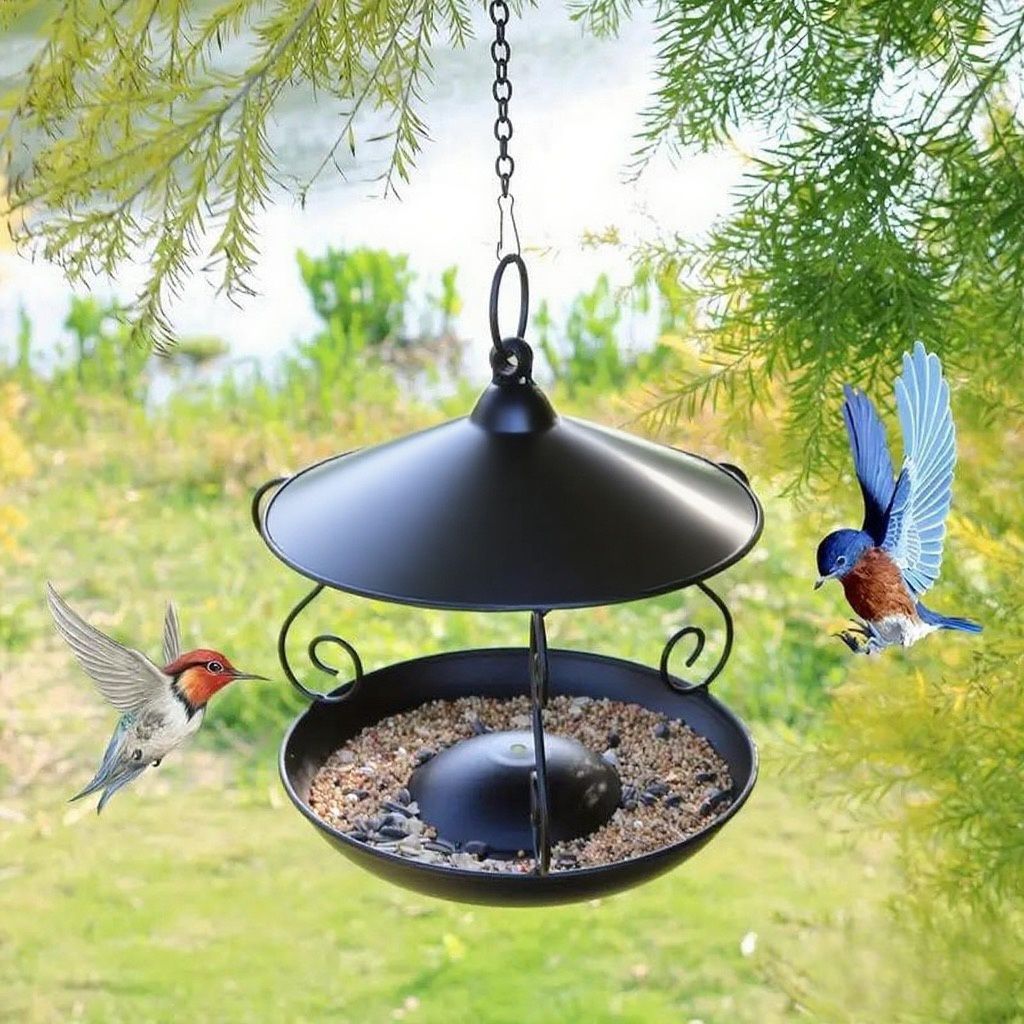 Unique Hanging Bird Feeder - Outdoor Garden Decor for Patio & Yard