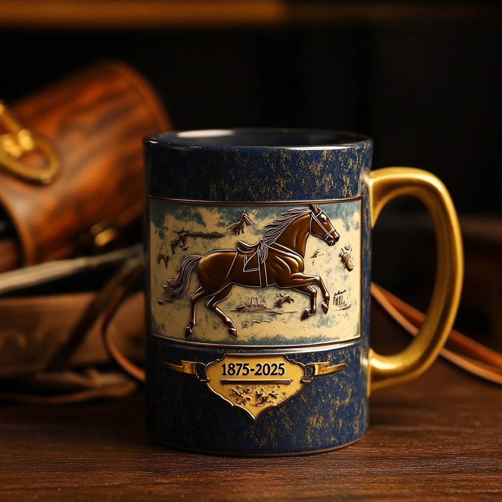 "Run for the Roses" 150th Anniversary Mug