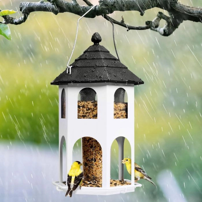Weatherproof Metal House Bird Feeder