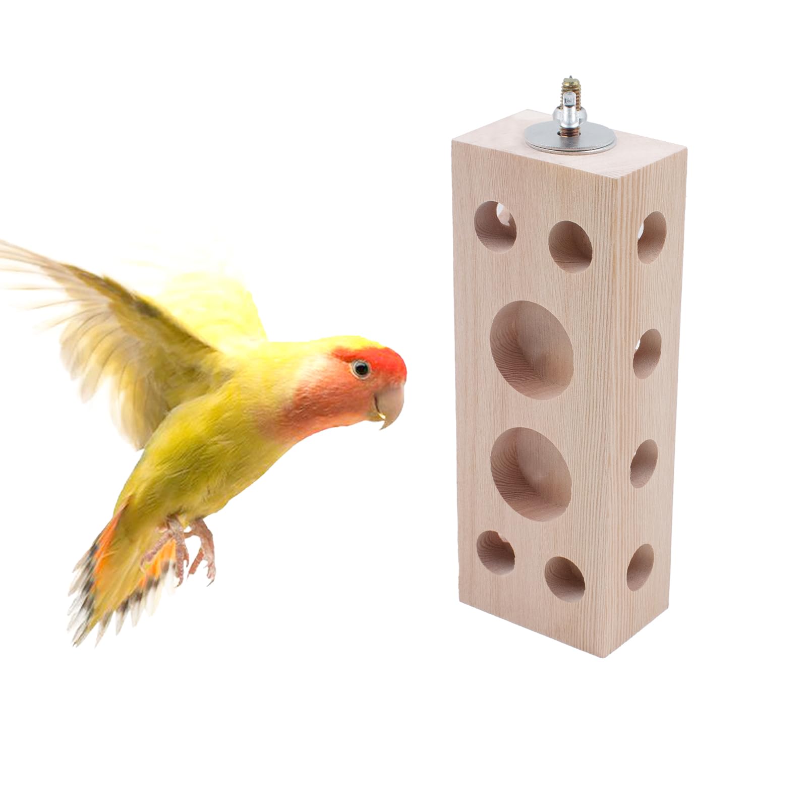 Bird Wooden Block Chewing & Foraging Training Toys