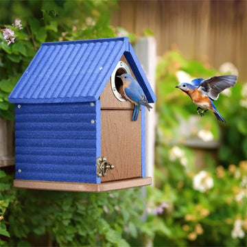 Weatherproof Wooden Bluebird House