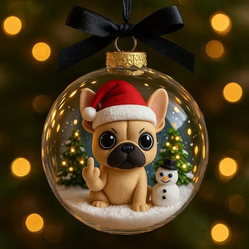 French Bulldog Christmas Ornament