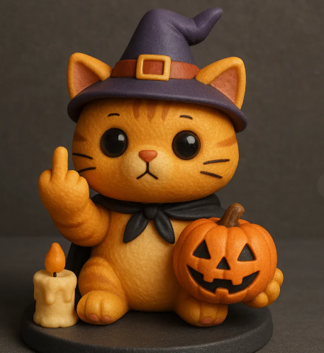 Figure Halloween Cat