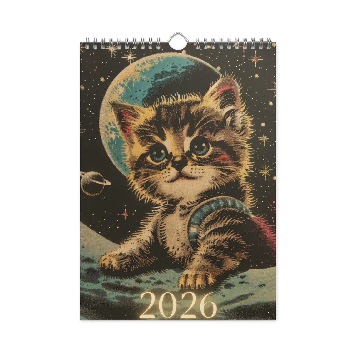 2026 Space Cat Calendar