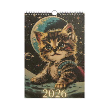 2026 Space Cat Calendar