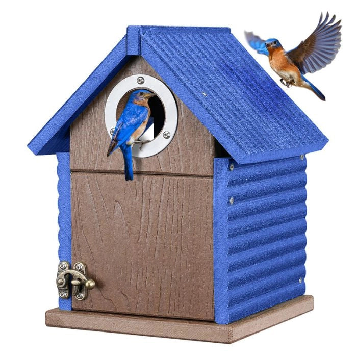 Weatherproof Wooden Bluebird House