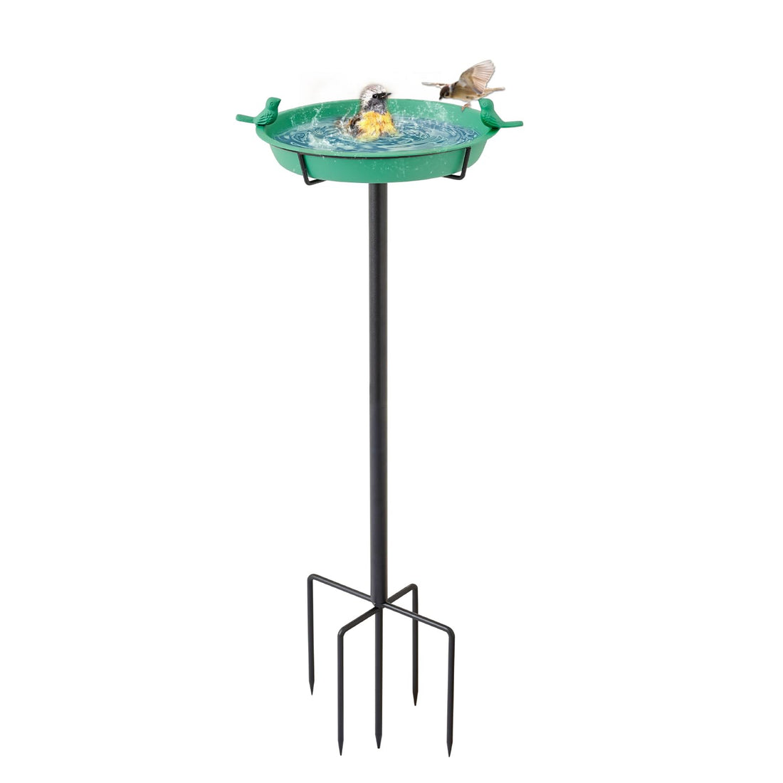 Metal Bird Baths for Outdoors, Birdbath & Birdfeeder