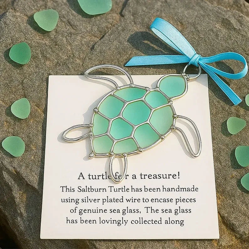 Sea Glass Turtle Gift