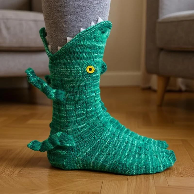 Festive Christmas Socks - 3D Knit Animal Socks