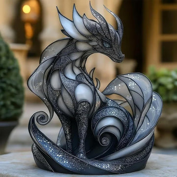 Galaxy Dragon Statue – Mystical Fantasy Home Decor