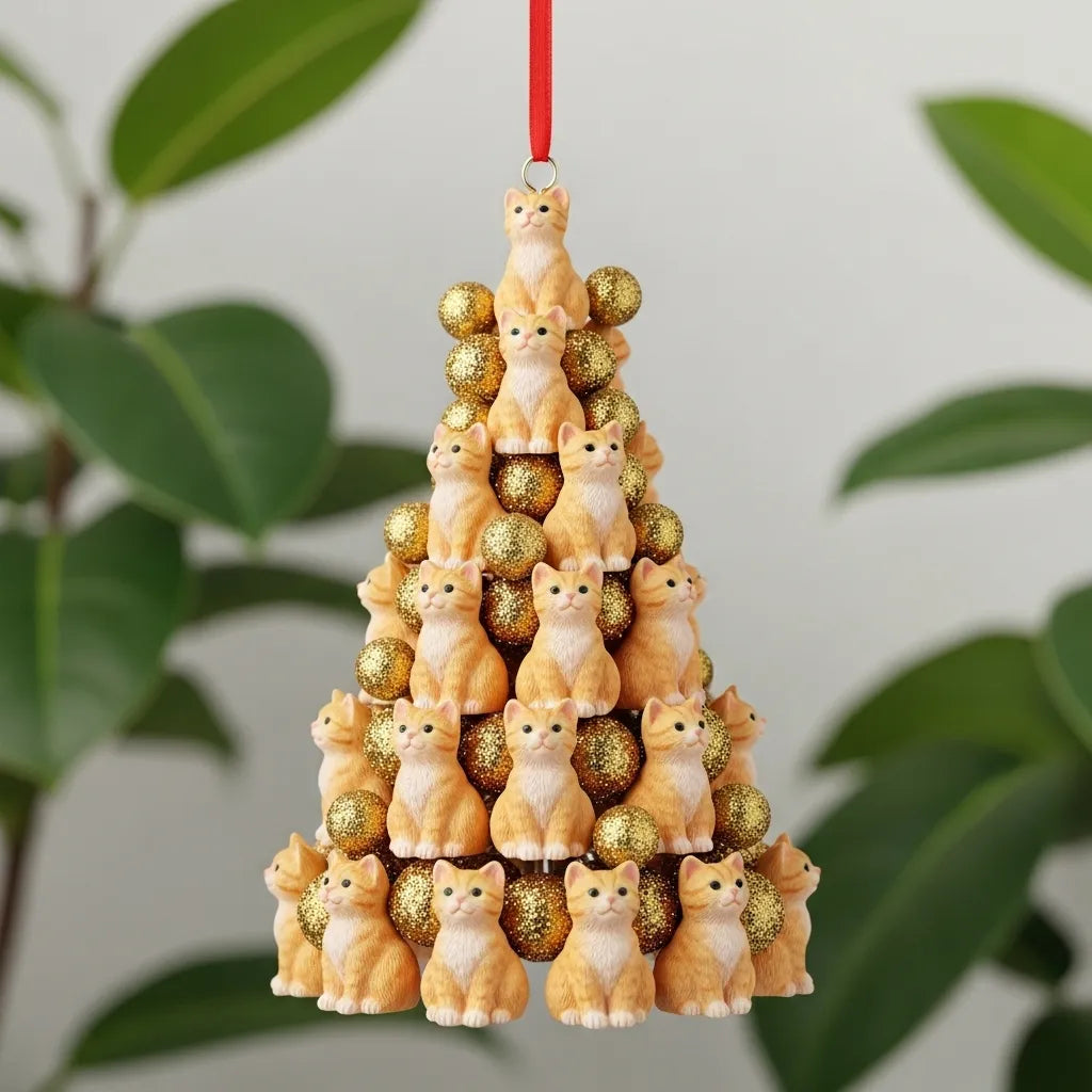 2D Christmas Animal Stacking Ornaments