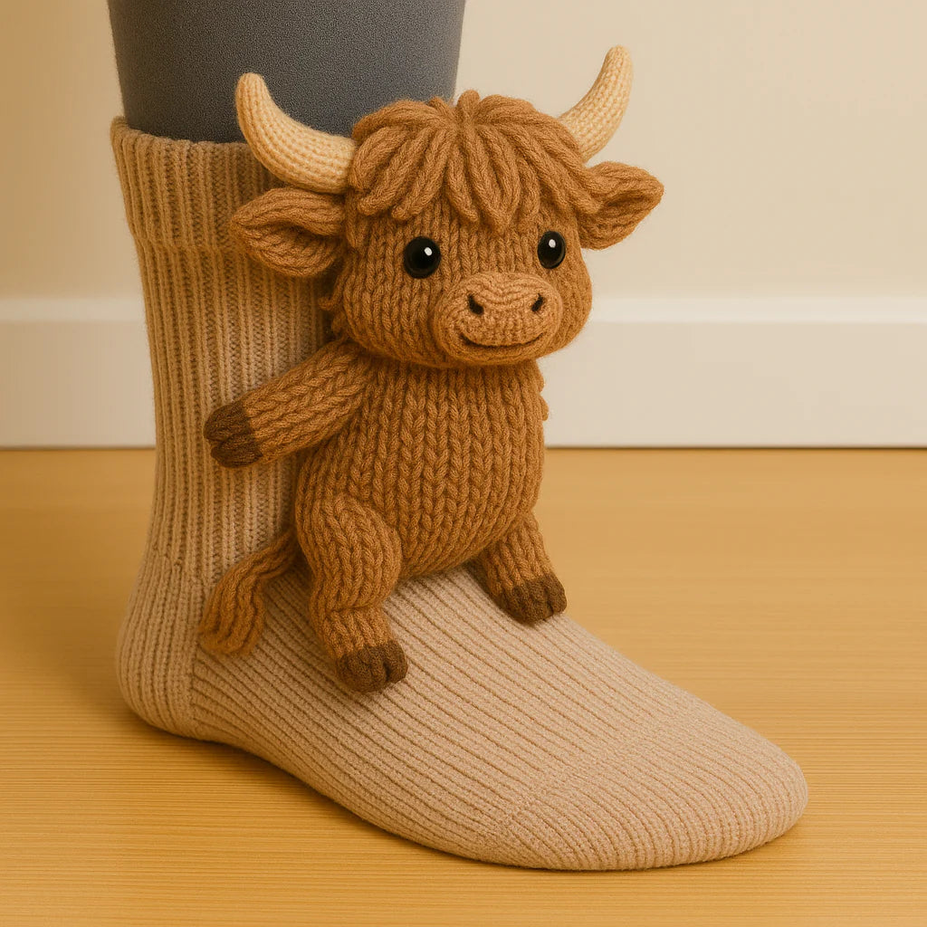 Christmas Animal Socks - Cozy Fun Holiday Novelty Socks