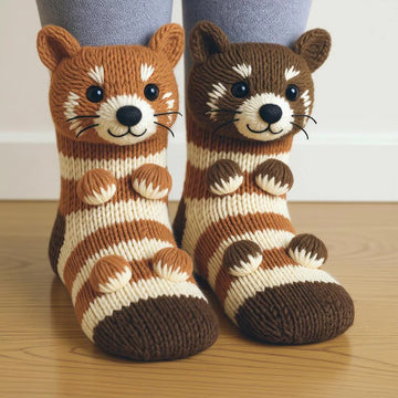 Christmas Animal Socks - Cozy Fun Holiday Novelty Socks