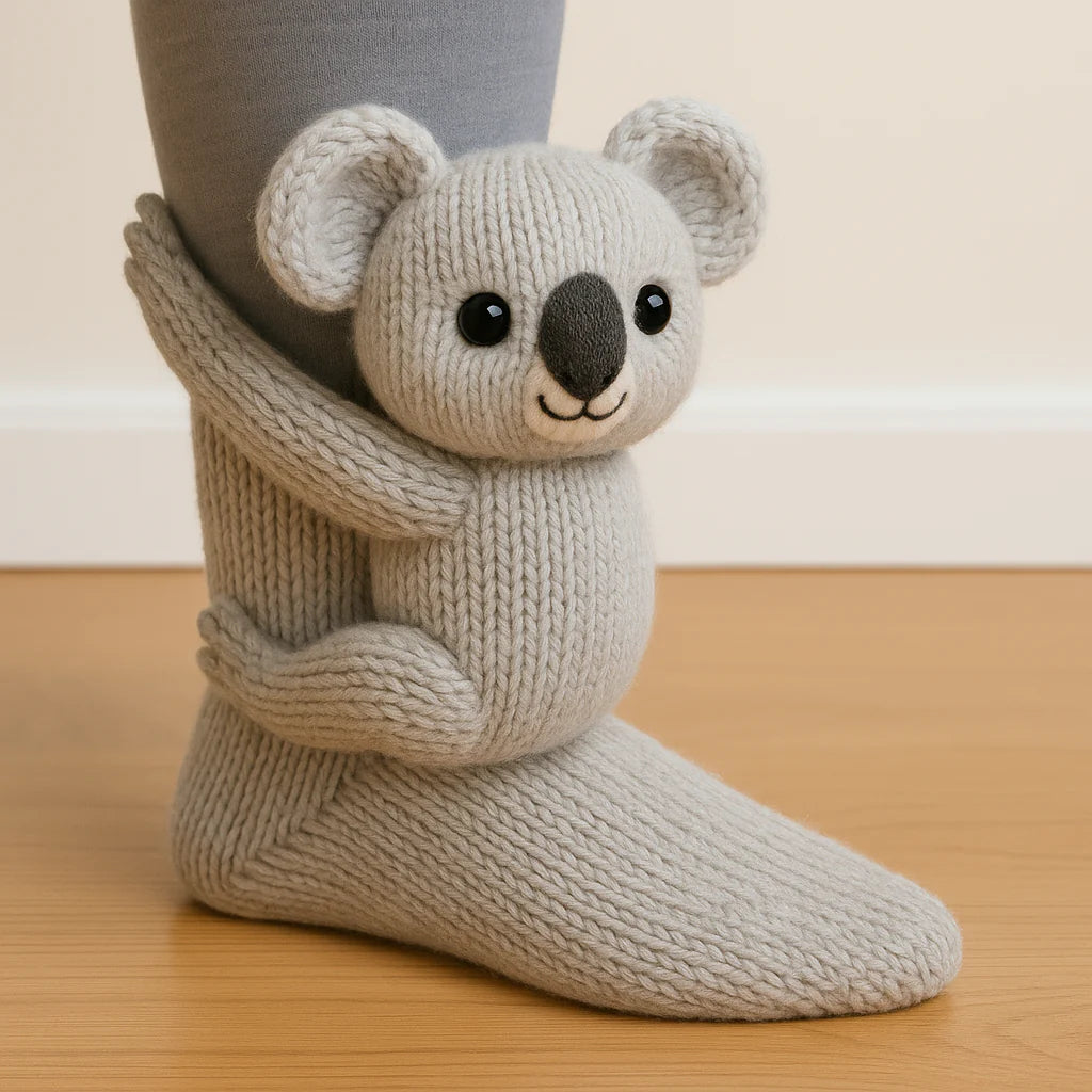 Festive Christmas Socks Animal Design
