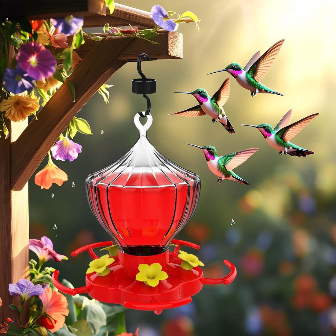 Ant and Bee Proof Outdoor Hummingbird Feeder
