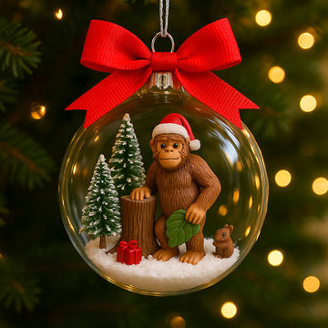 Christmas Gift--Bigfoot Christmas Ornament