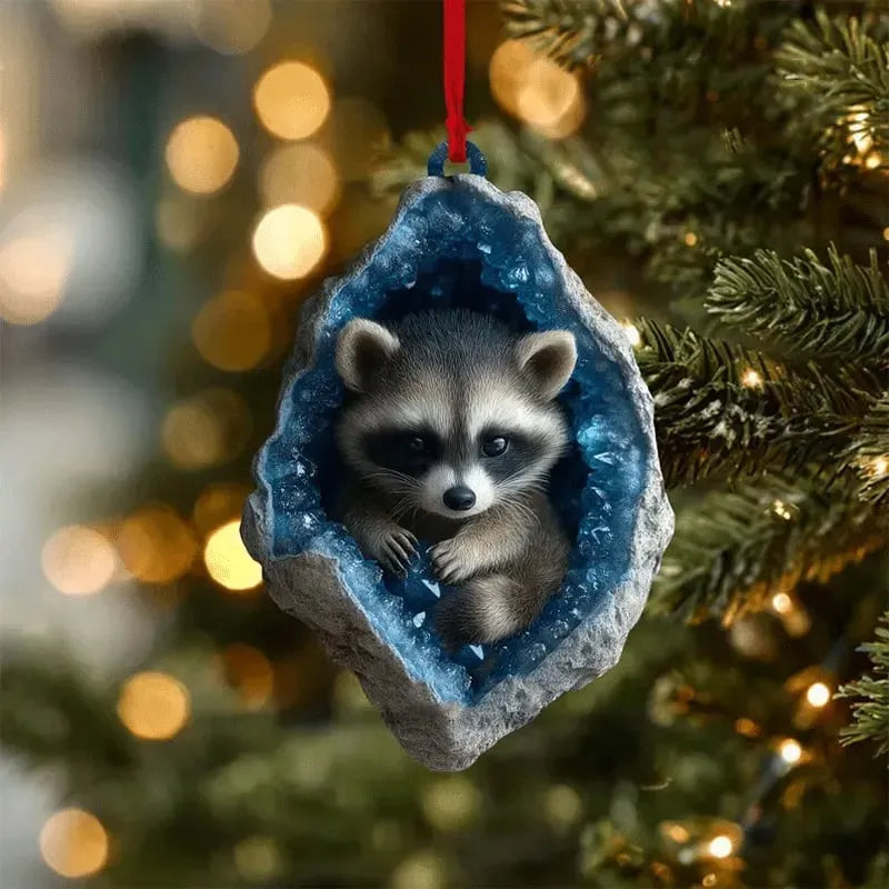 Crystal Cave Animal Pendant
