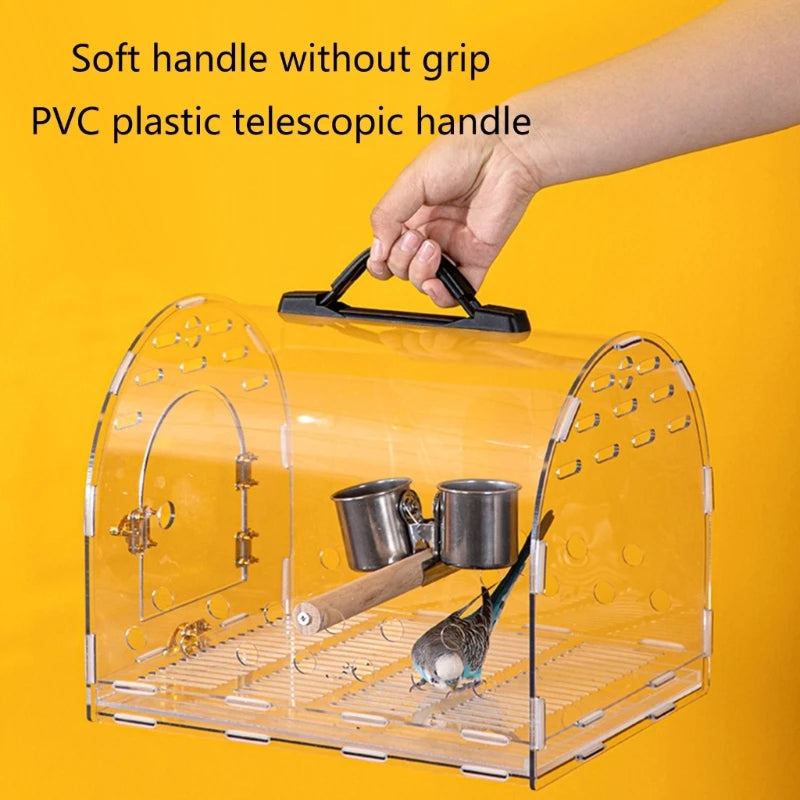 Clear Acrylic Bird Cage