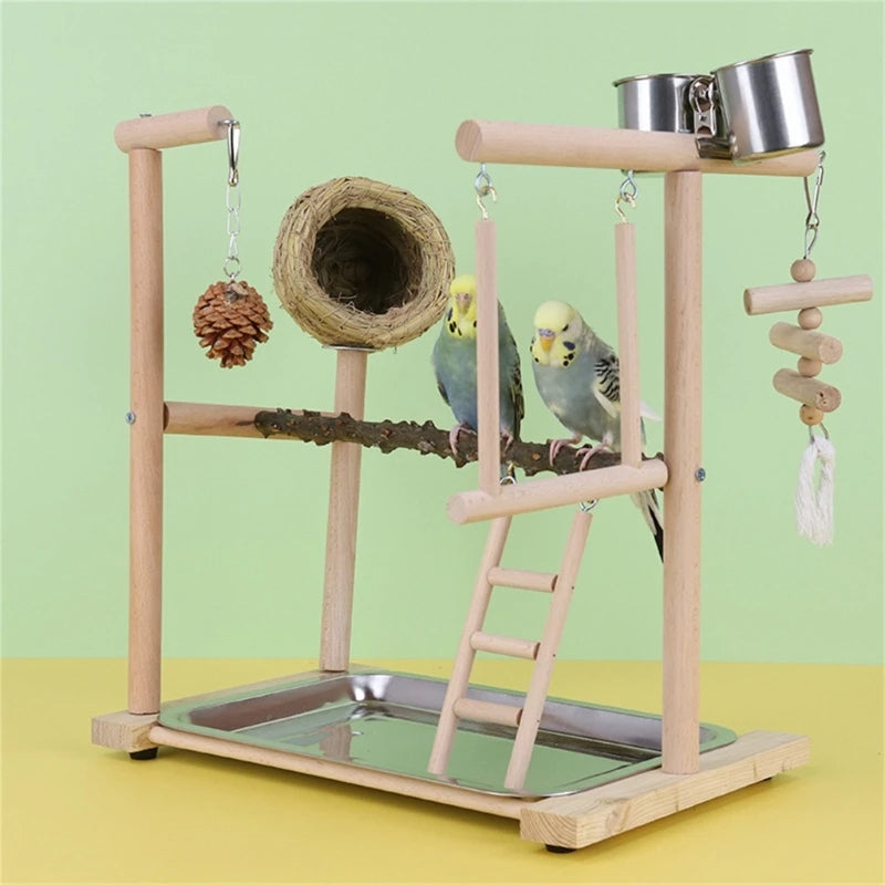 Parrot Cage Ladder & Swing
