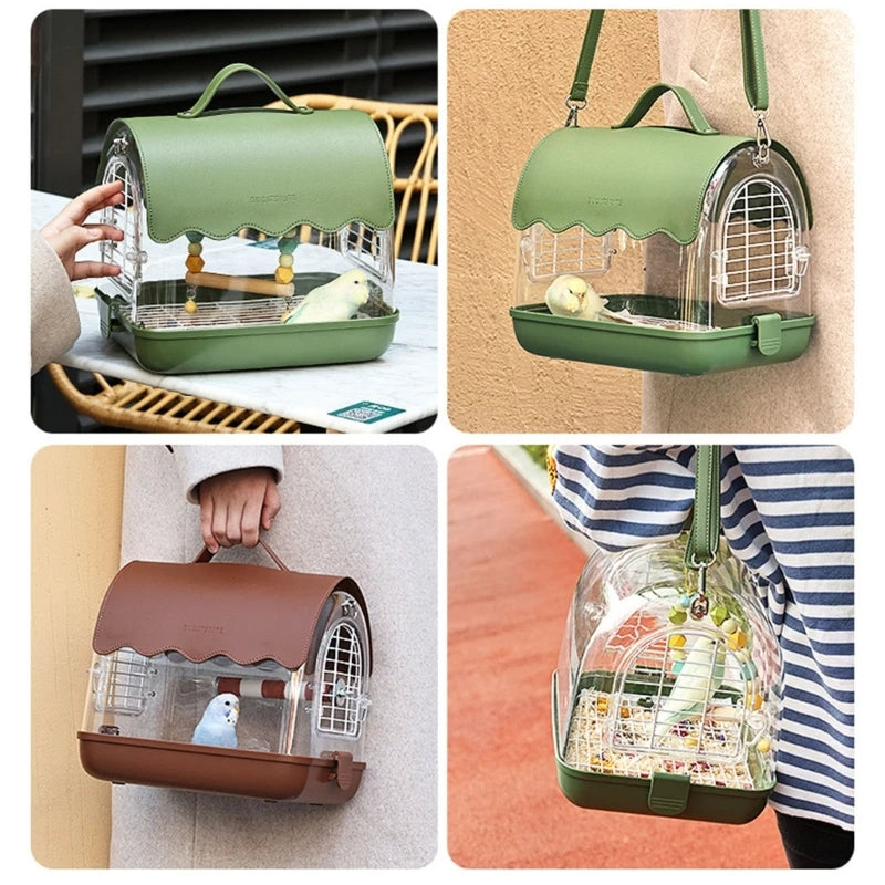 Ventilated Acrylic Breeding & Travel Carrier