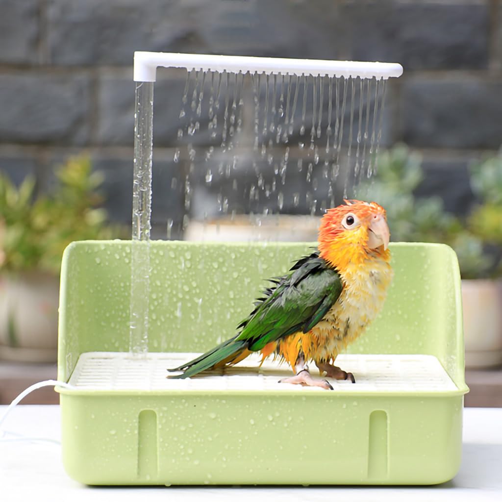 Bird Cage Bath – Self-Cleaning Automatic Water Fountain for Birds
