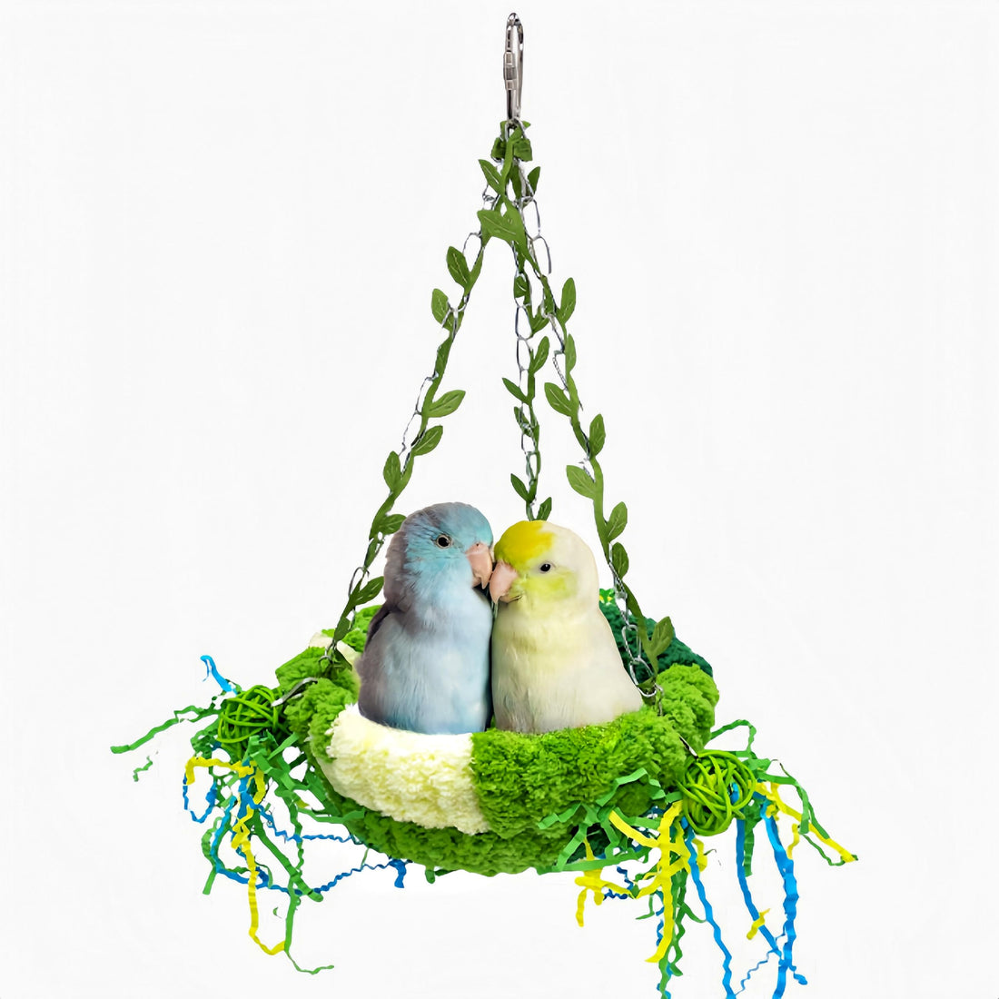 Soft Hanging Bird Hammock - Warm Nesting Bed for Small Birds