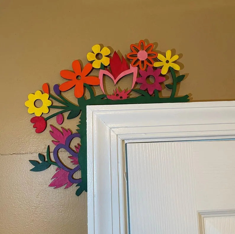 Painted Metal Door Topper