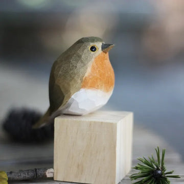 Handmade Wooden Bird Decor - Artistic Home