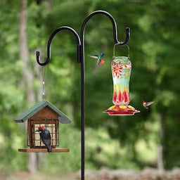 Heavy-Duty Bird Feeder Pole System - Sturdy Outdoor Hanging Stand