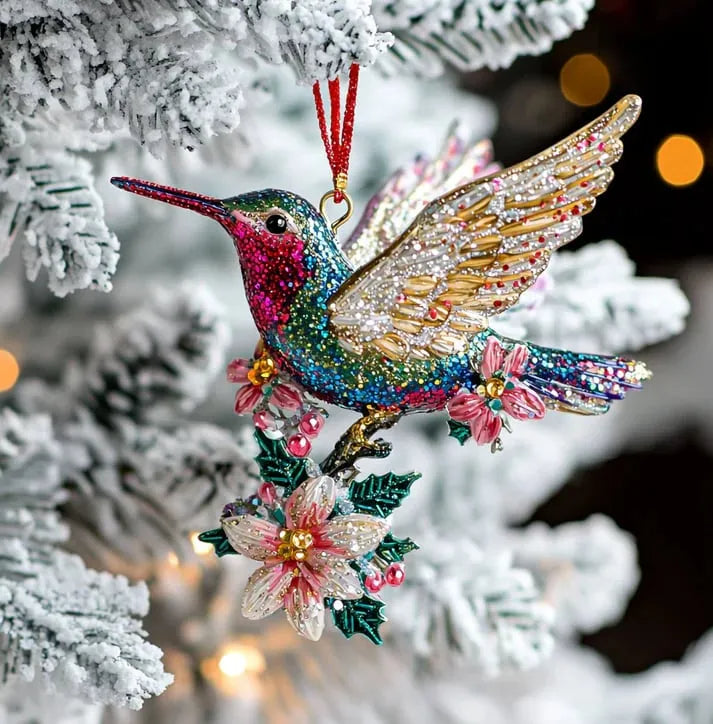 Hummingbird Christmas Ornament