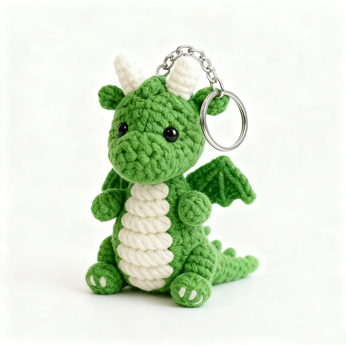 Cute Flame Dragon Keychain