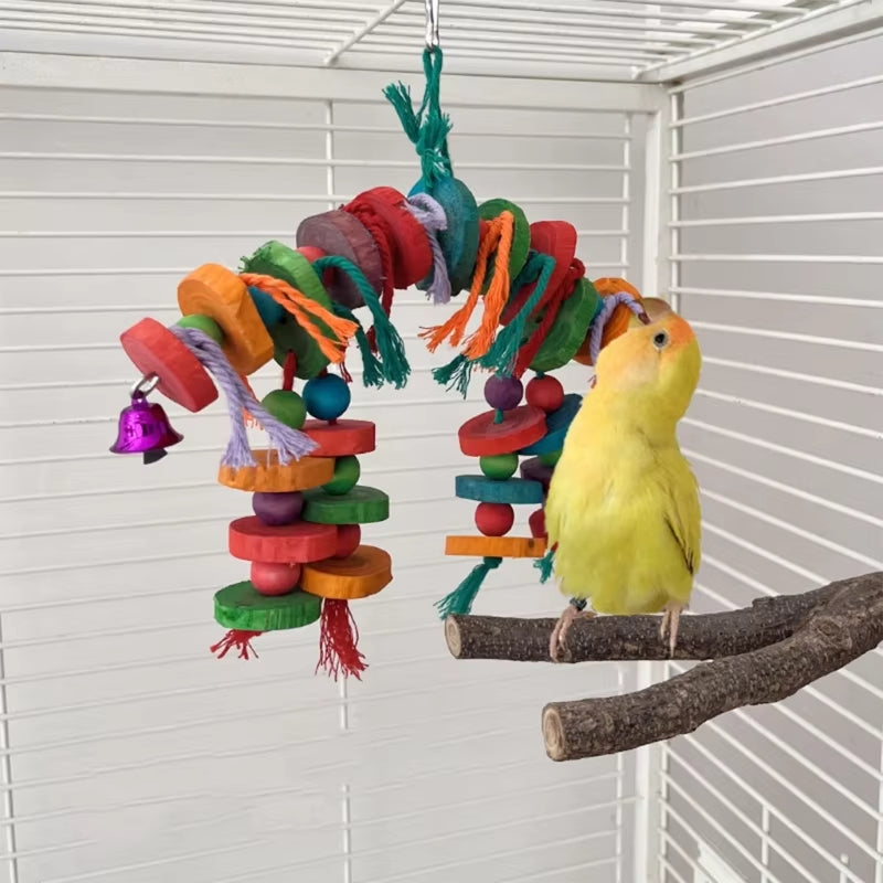 Destructible Foraging Chew Toy for Birds