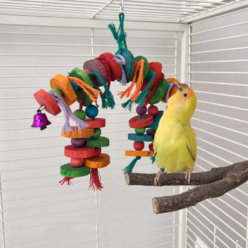 Destructible Foraging Chew Toy for Birds