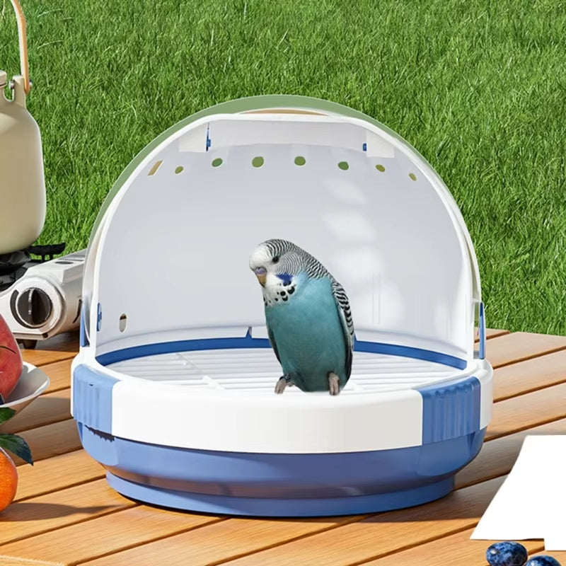 Parrot Carriers with Stands and Carrier Bags