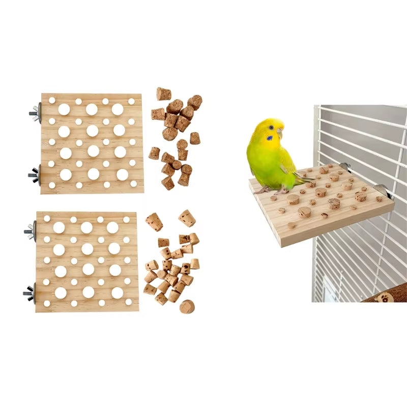Bird Grinding Stone - Cage Mounted Mineral Chew Toy