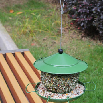 Generic Hanging Bird Feeder Birdhouse with Roof Weather Resistant Bird House