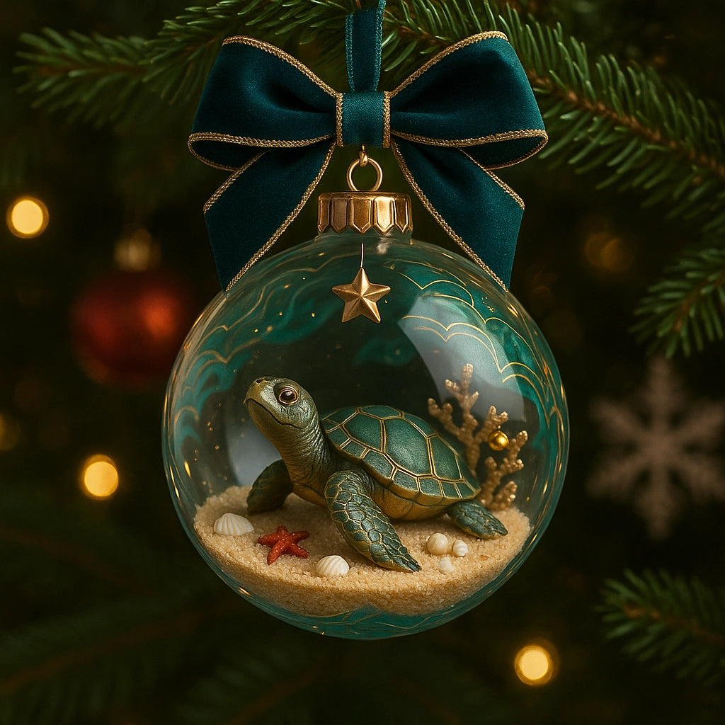 Sea Turtle Christmas Ornaments