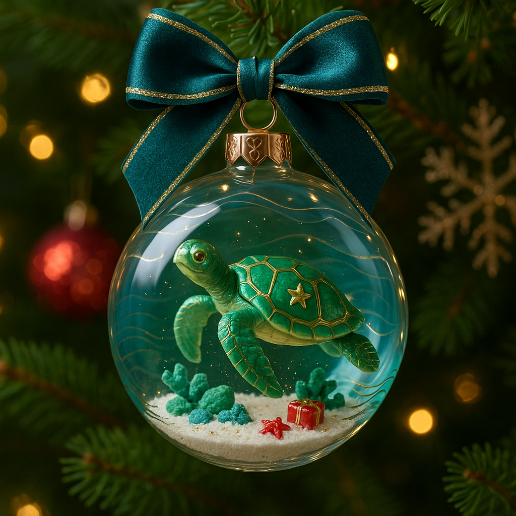 Sea Turtle Christmas Ornaments