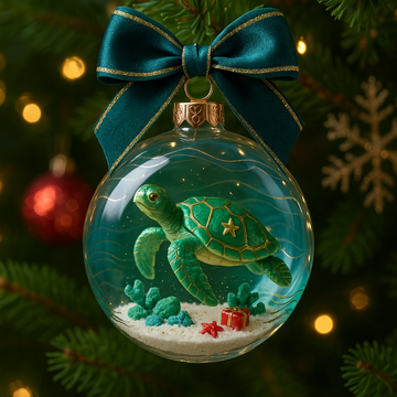 Sea Turtle Christmas Ornaments
