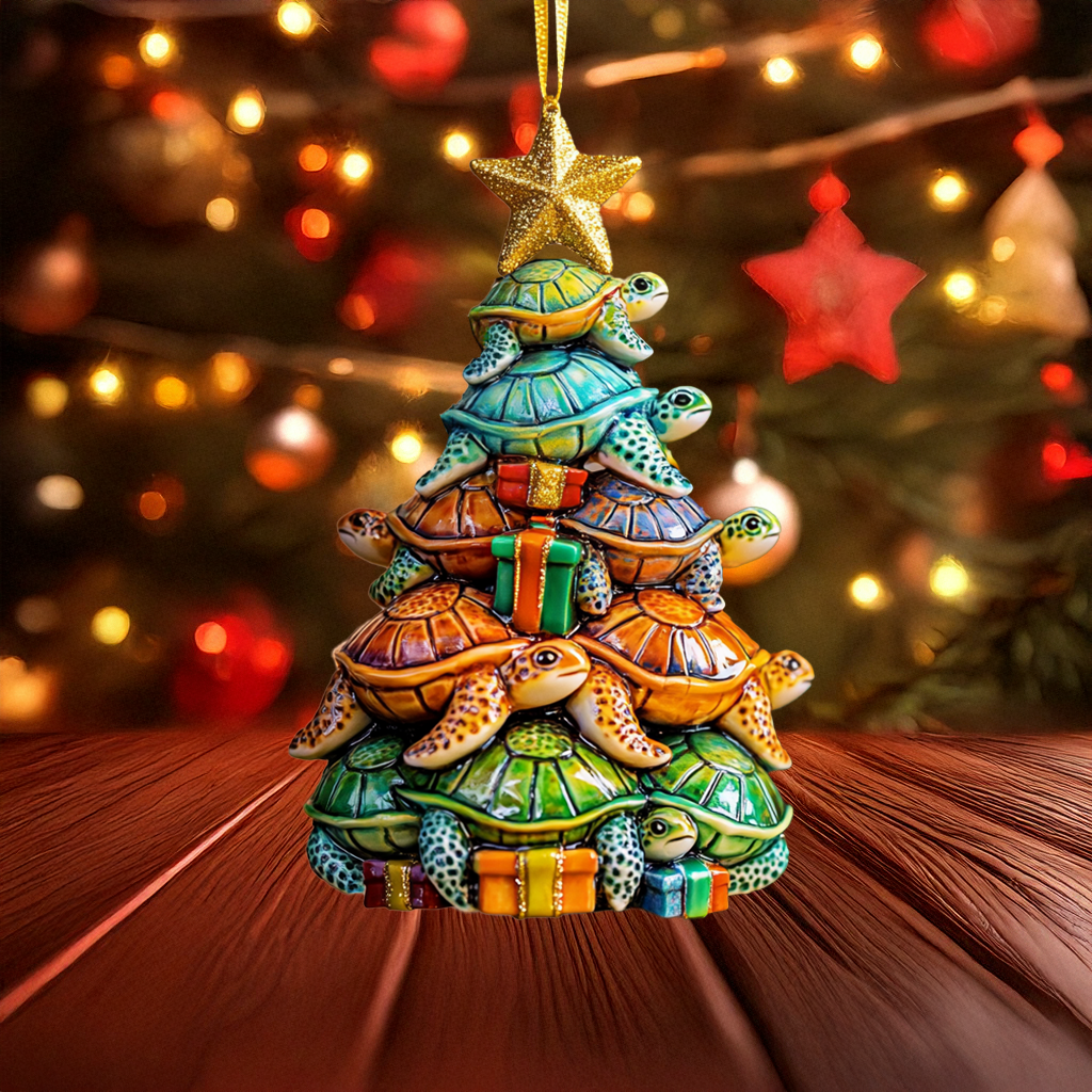 Sea Turtle Christmas Ornament