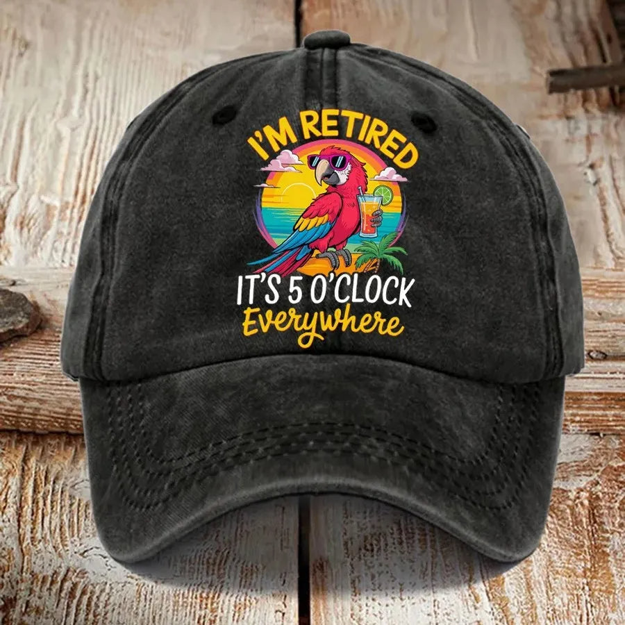 Unisex Hawaiian Design Print Hat