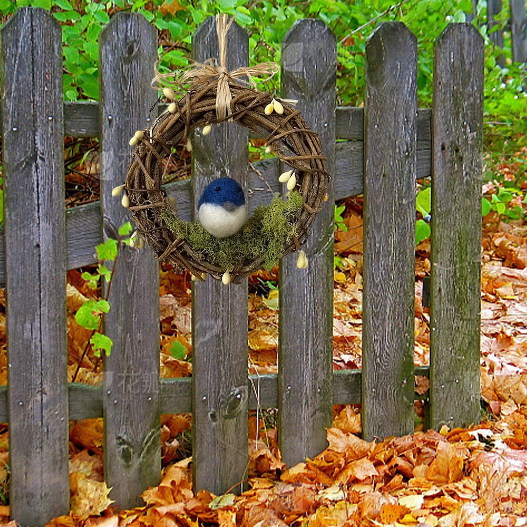 Mini Bluebird Wreath-Bird Lovers Gift